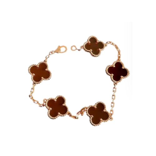 [스페셜오더]VAN CLEEF ARPELS-VCARP2 반클리프 로즈 골드/레드 빈티지 알함브라 브레이슬릿