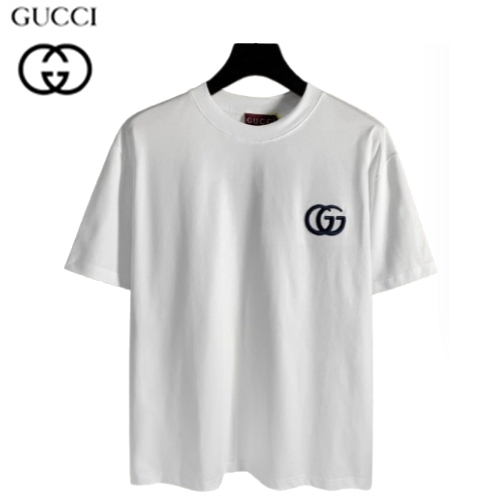 GUCCI-05177 구찌 화이트 GG 로고 티셔츠 남여공용