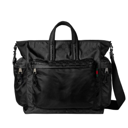 [스페셜오더]GUCCI-818962 1062 구찌 블랙 GG 나일론 라지 토트백