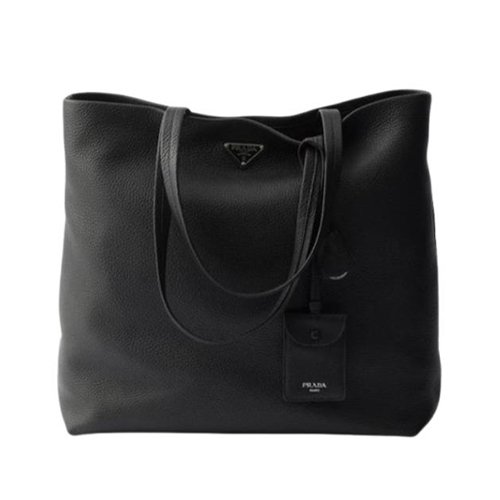 [스페셜오더]PRADA-2VG130 프라다 블랙 송아지 가죽 토트백