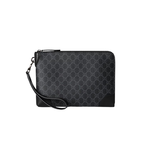 [스페셜오더]GUCCI-821156 1000 구찌 블랙 GG 엠블럼 스몰 비즈니스 케이스