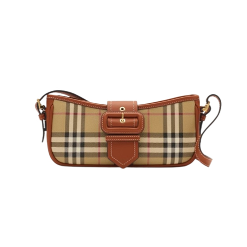 [스페셜오더]BURBERRY-81097961 버버리 베이지/브라운 체크 슬링 백