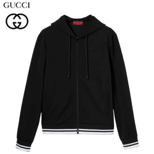 GUCCI-08319 구찌 블랙 코튼 후드 재킷 남여공용