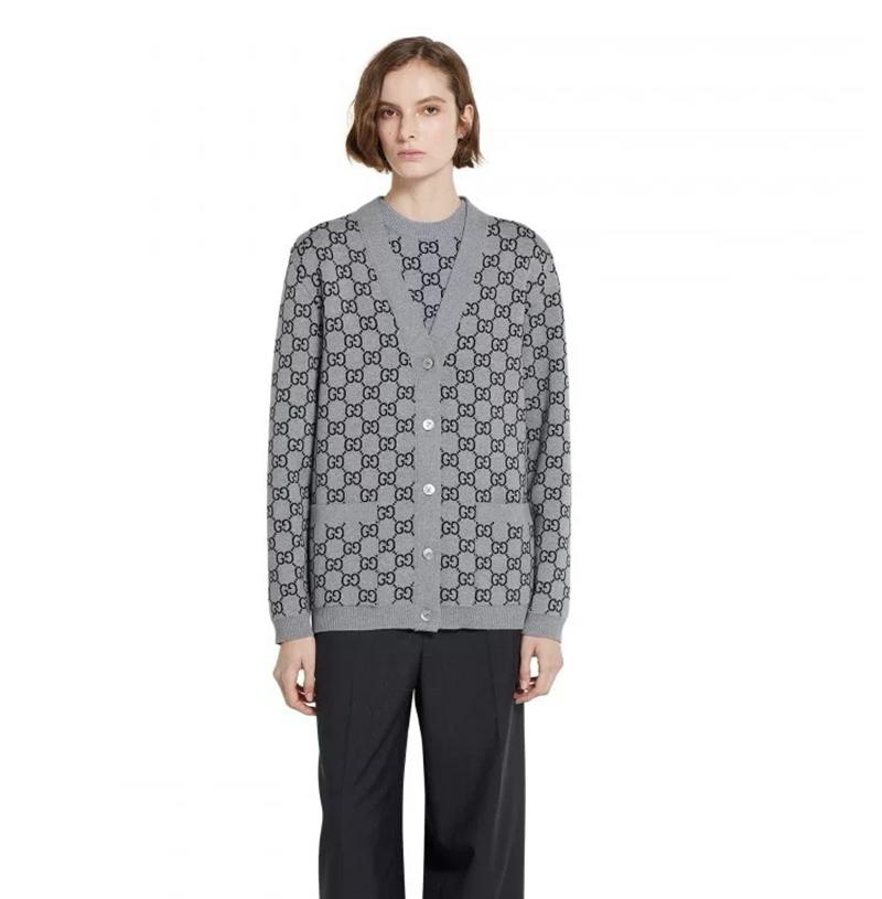 GUCCI-798157 구찌 리버서블 GG 울 자카드 가디건 (2컬러)